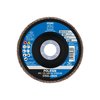 Pferd 5" x 7/8" A.H. POLIFAN® Flap Disc - A SG STEELOX, Aluminum oxide, 80 Grit, Conical 62215